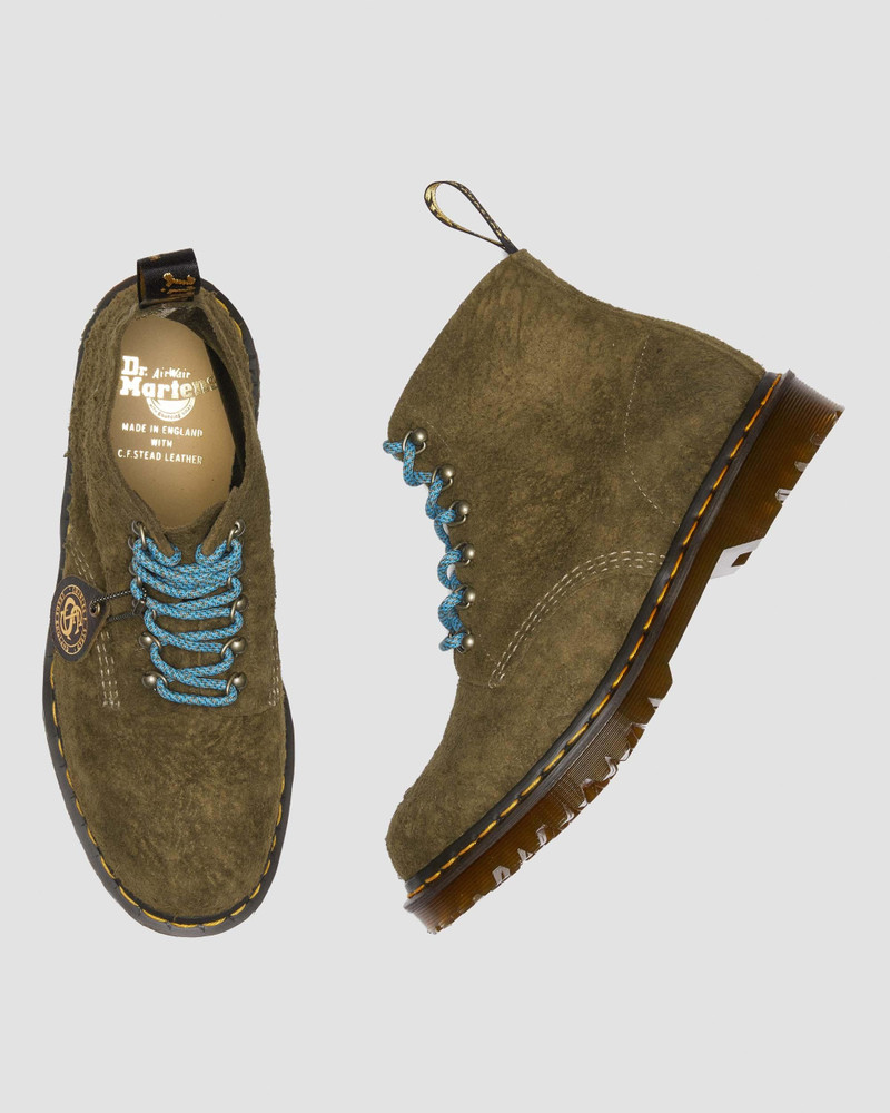 Dr. Martens 101 Made in England Hardware Suede Ankle Boots outlook