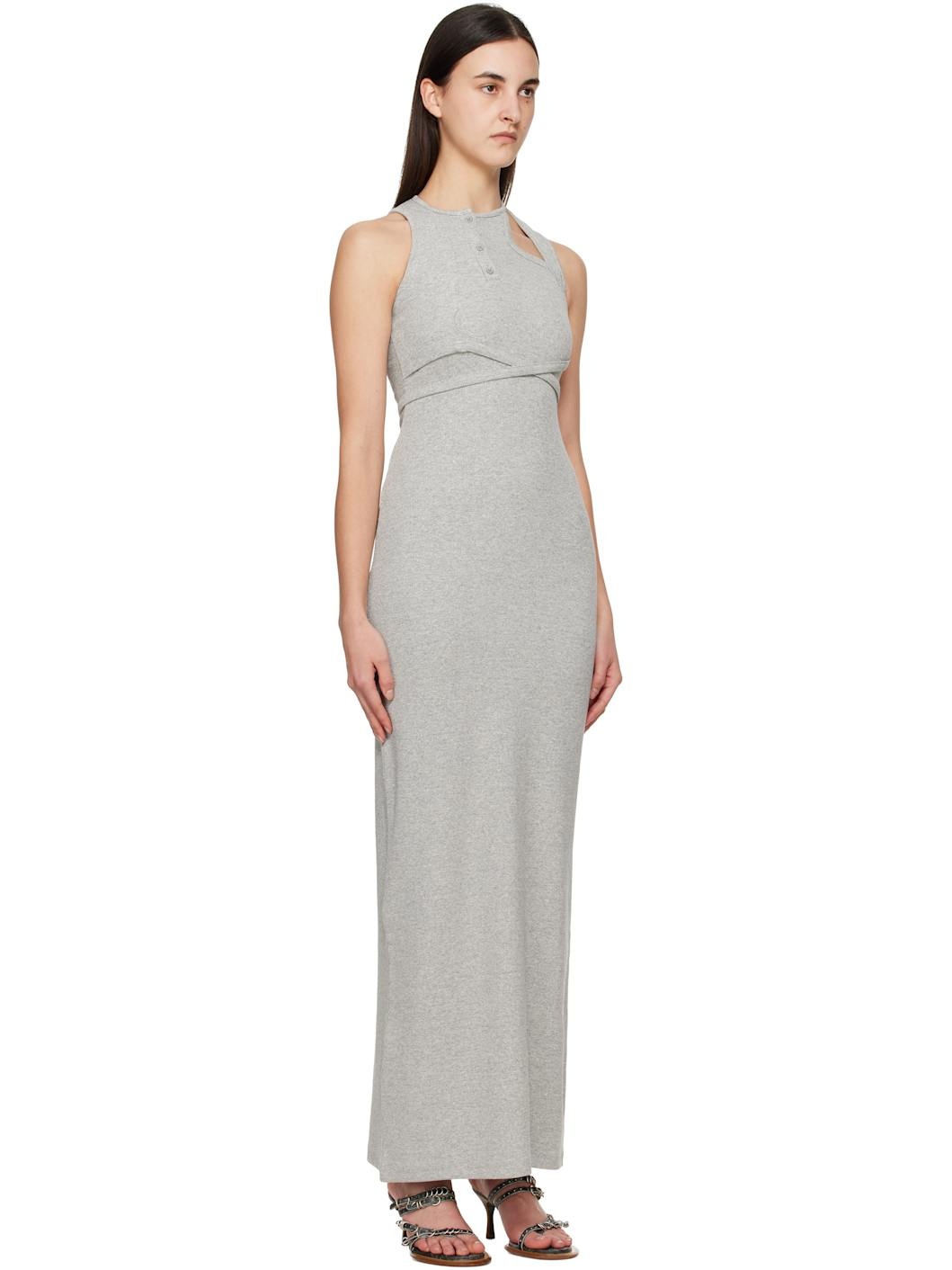 Gray Tank Maxi Dress - 2