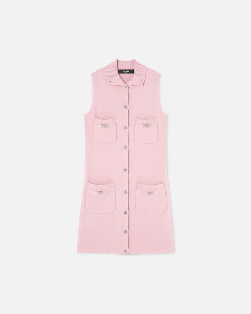 Cashmere-Blend Shift Knit Mini Dress 1