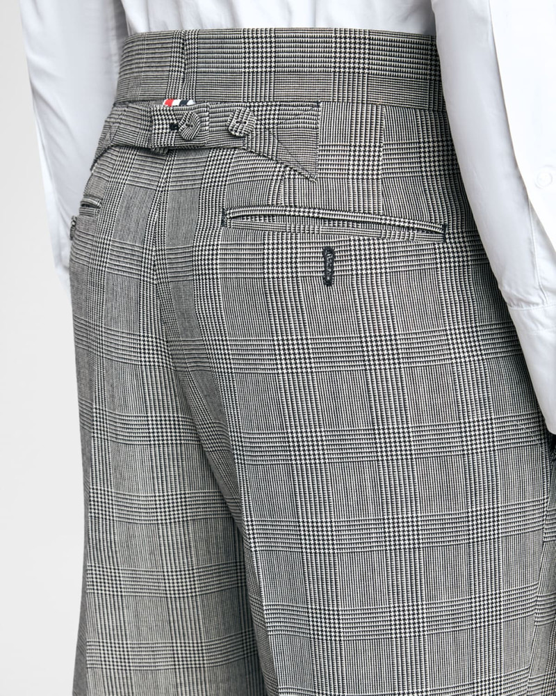 Men's Prince of Wales Straight-Leg Trousers 5