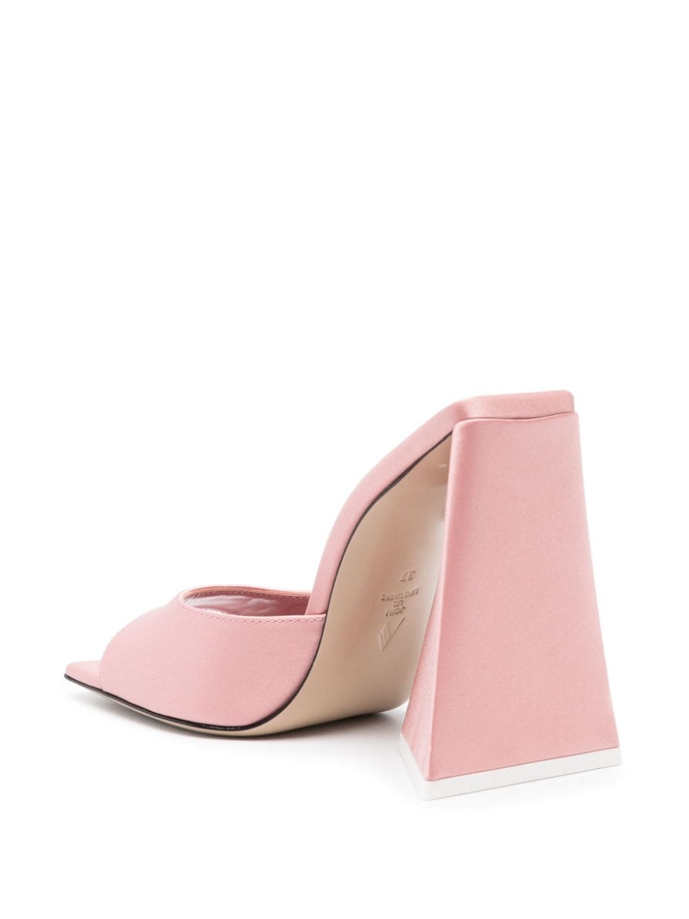 Devon 110mm satin mules - 3