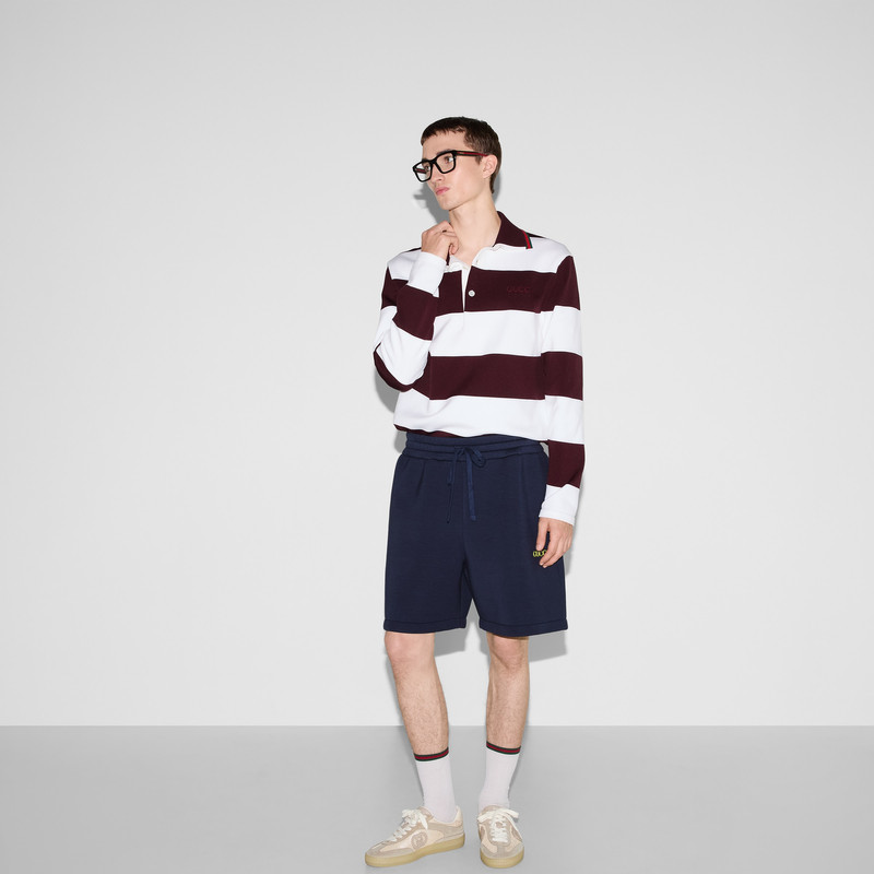 Jersey shorts with patch 6