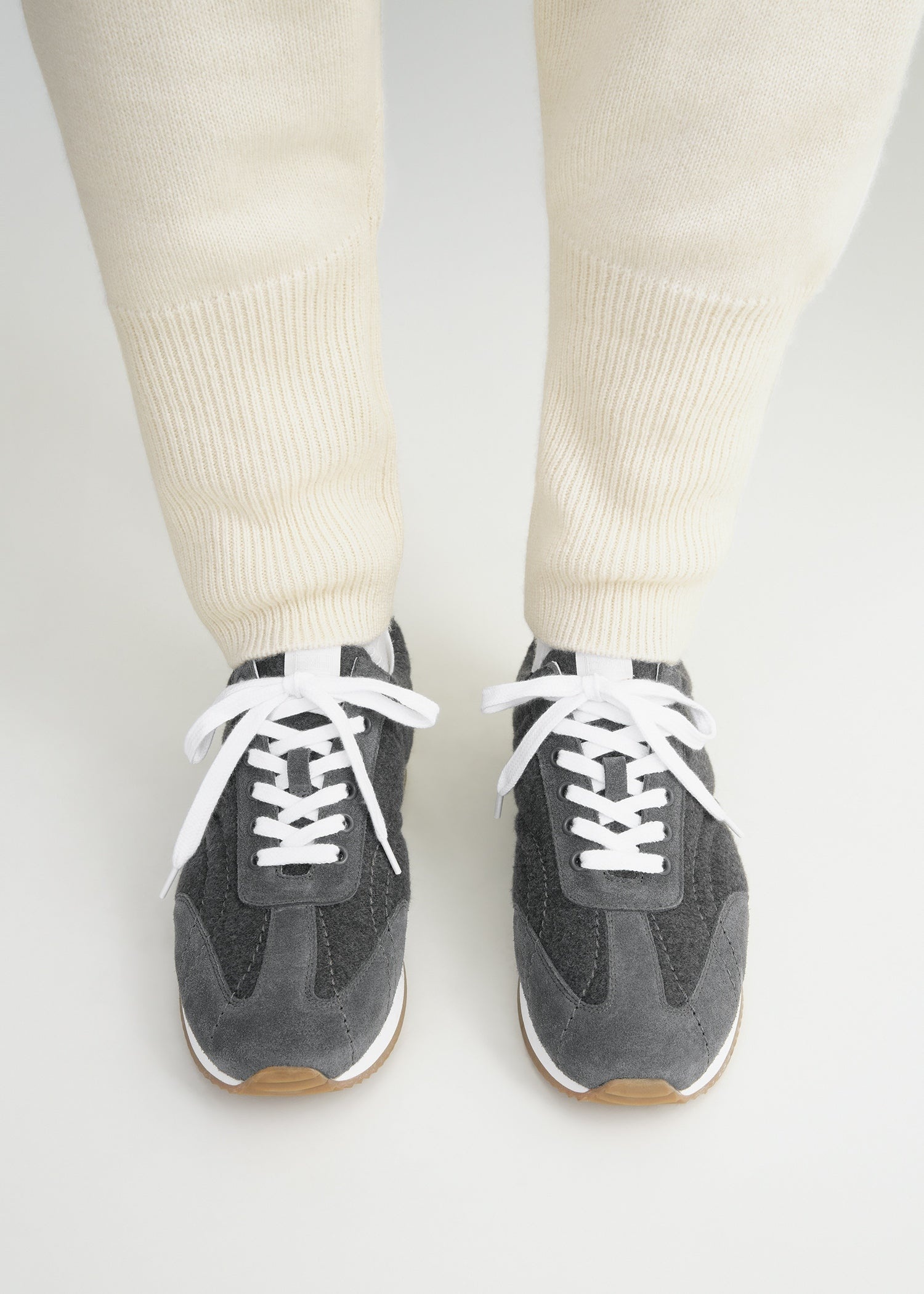 Sport sneakers dark grey melange - 2