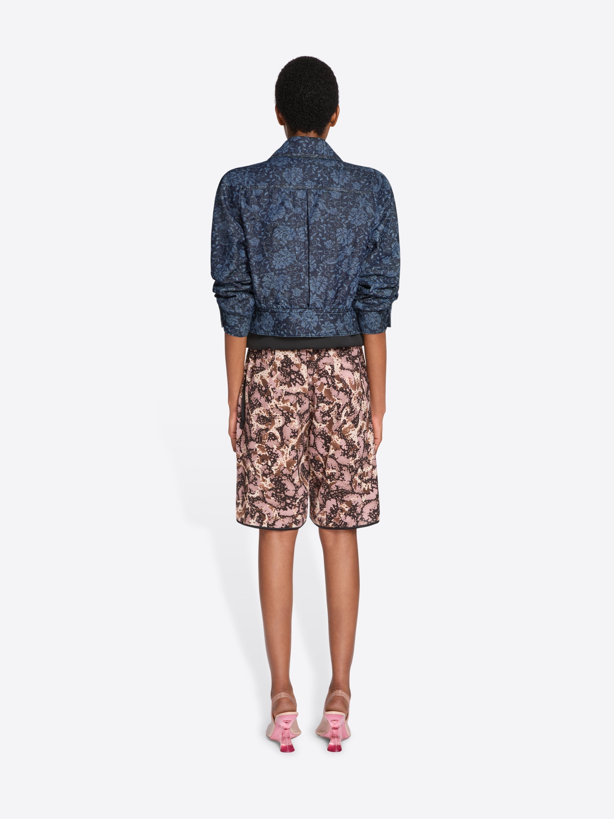 PRINTED DENIM JACKET - 4