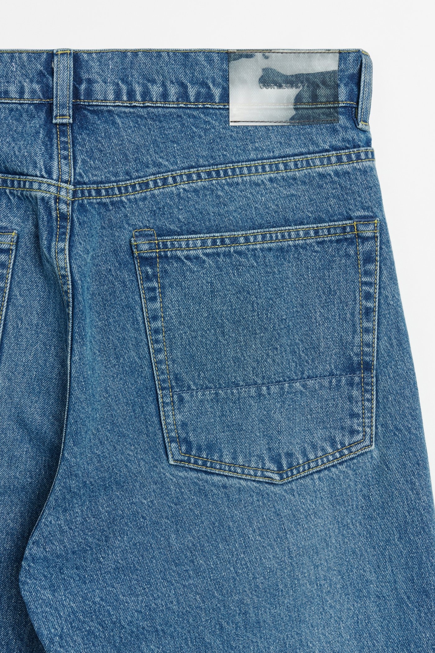 Third Cut Blue Tech Wash Denim - 7