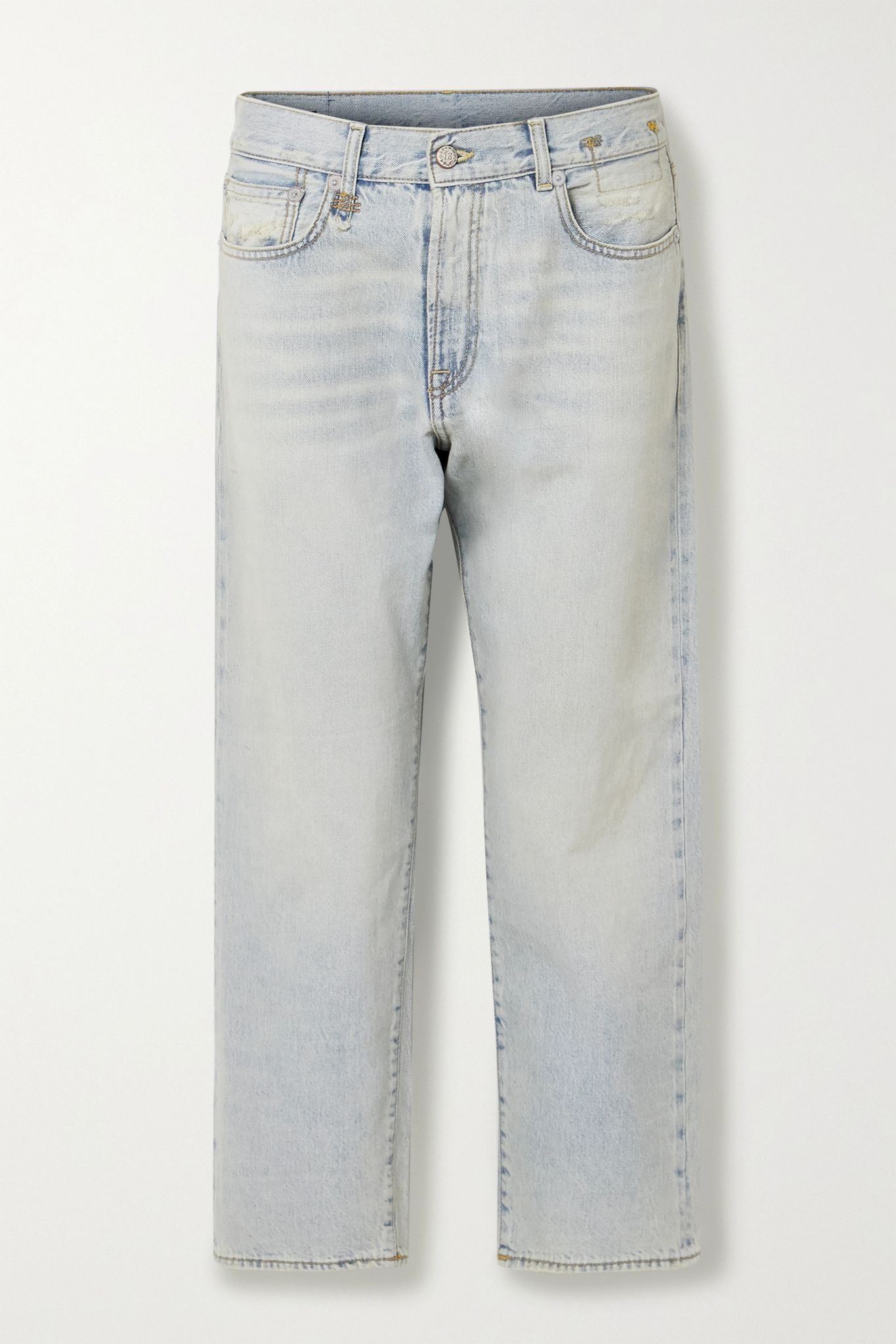 Mid-rise boyfriend jeans - 1