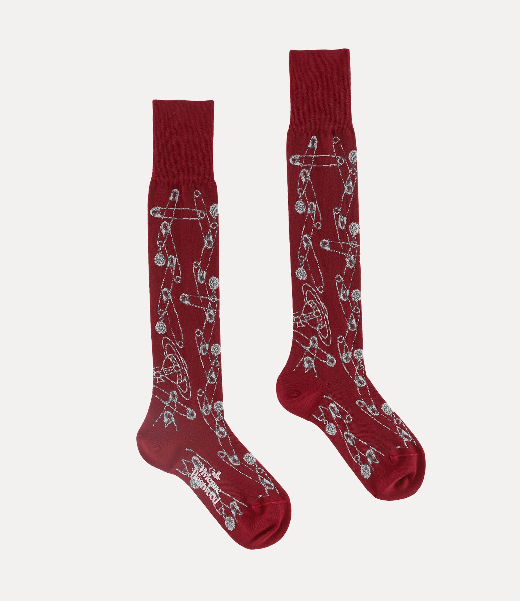 SAFETY PIN HIGH SOCK - 2