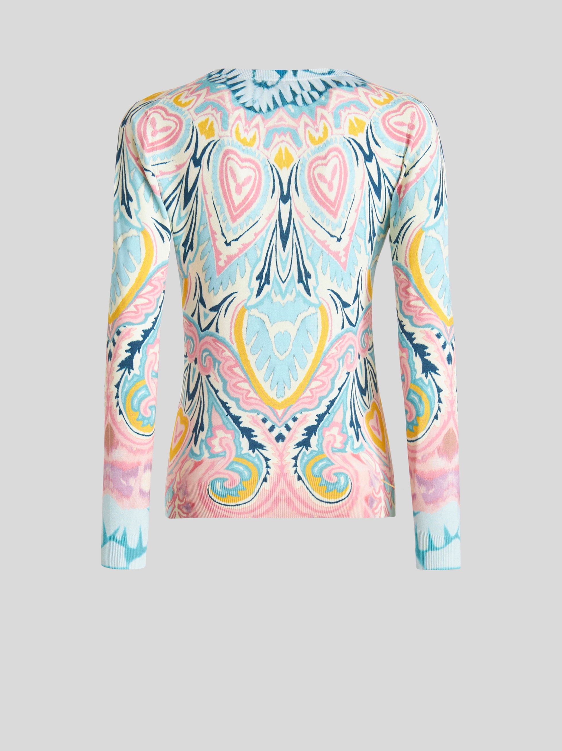 FLORAL PRINT SILK JUMPER - 5