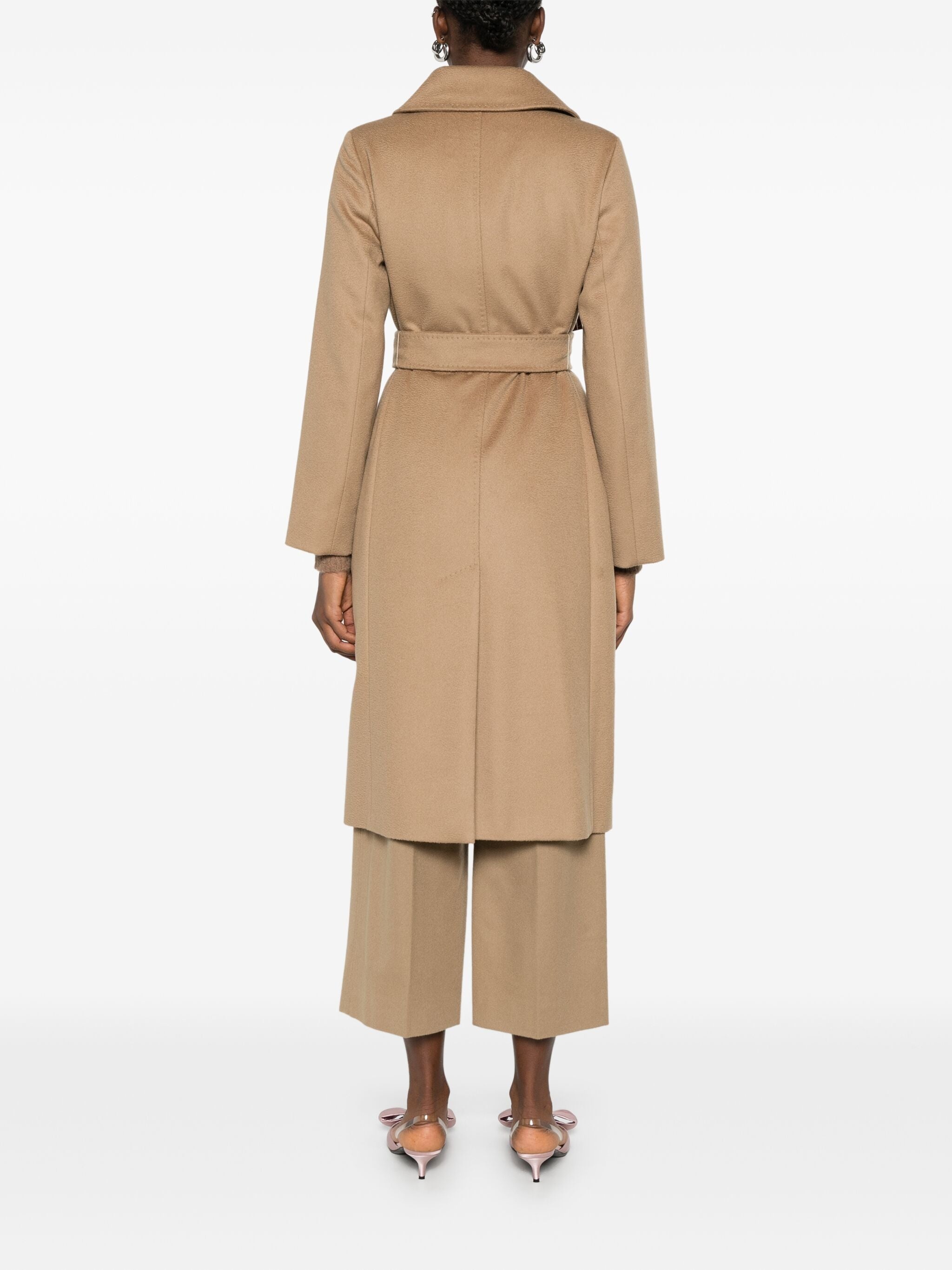 MAX MARA - Women Wool Bcollag Robe-Style Coat - 4