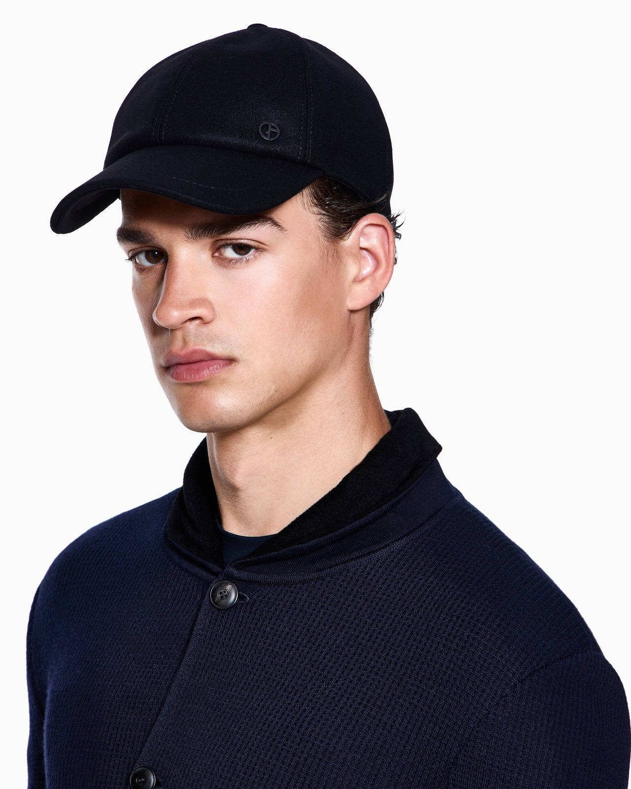 VIRGIN WOOL AND CASHMERE BASEBALL CAP - 4