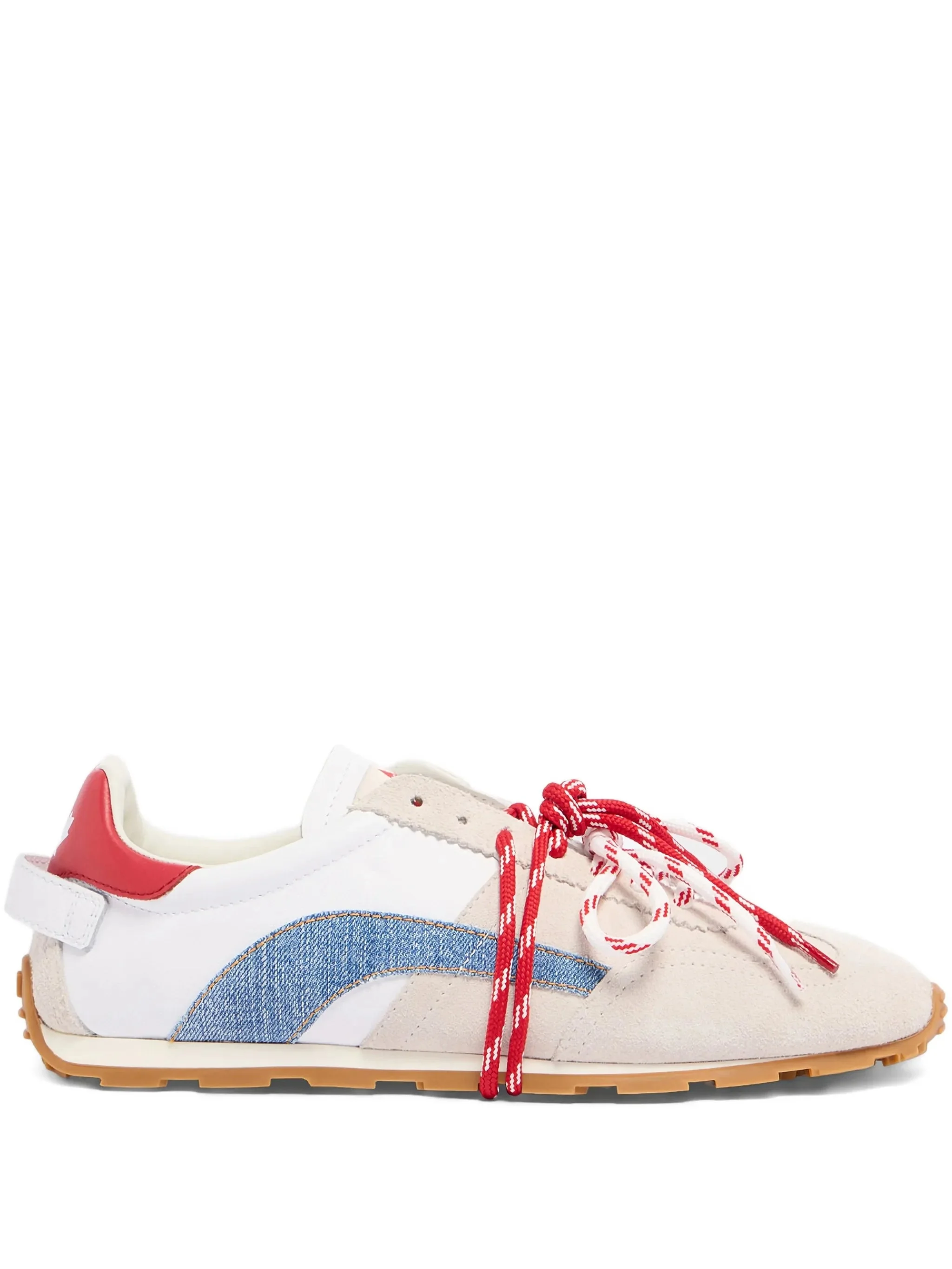 Dsquared2 DC-642 Denim Panelled Trainers - 1