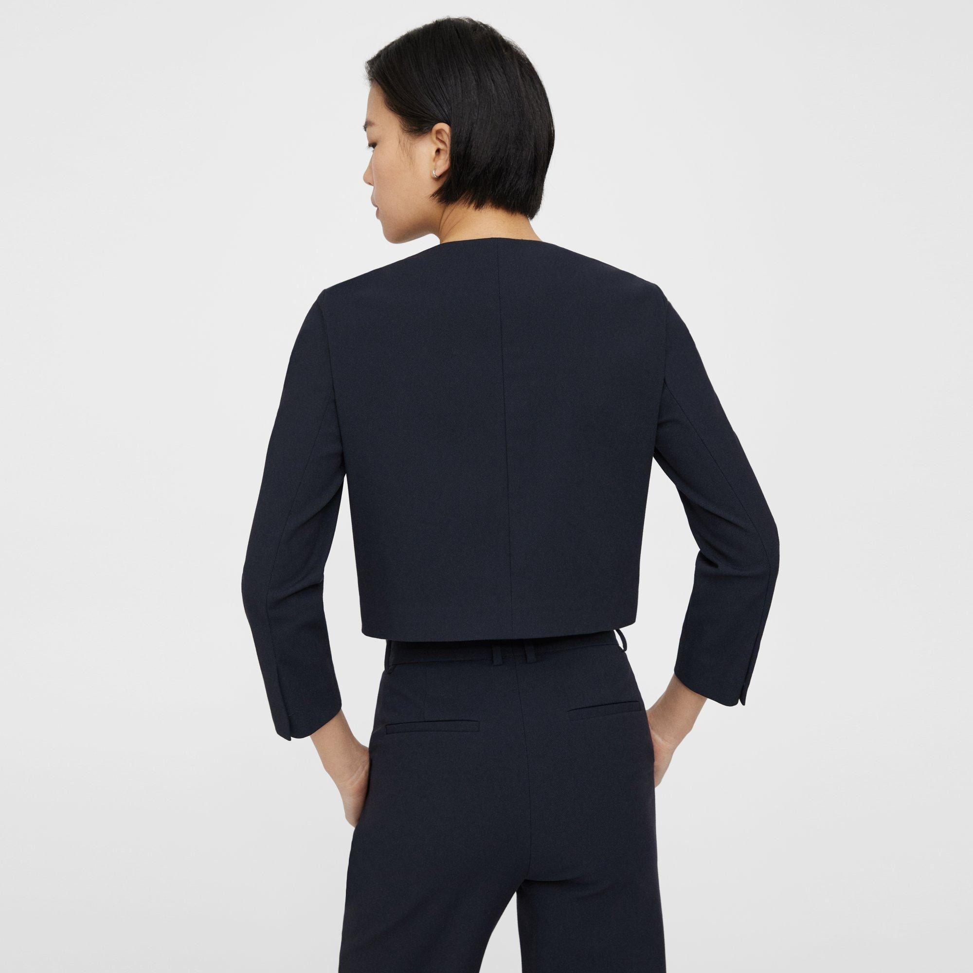 Cropped Jacket in Neoteric Twill - 5