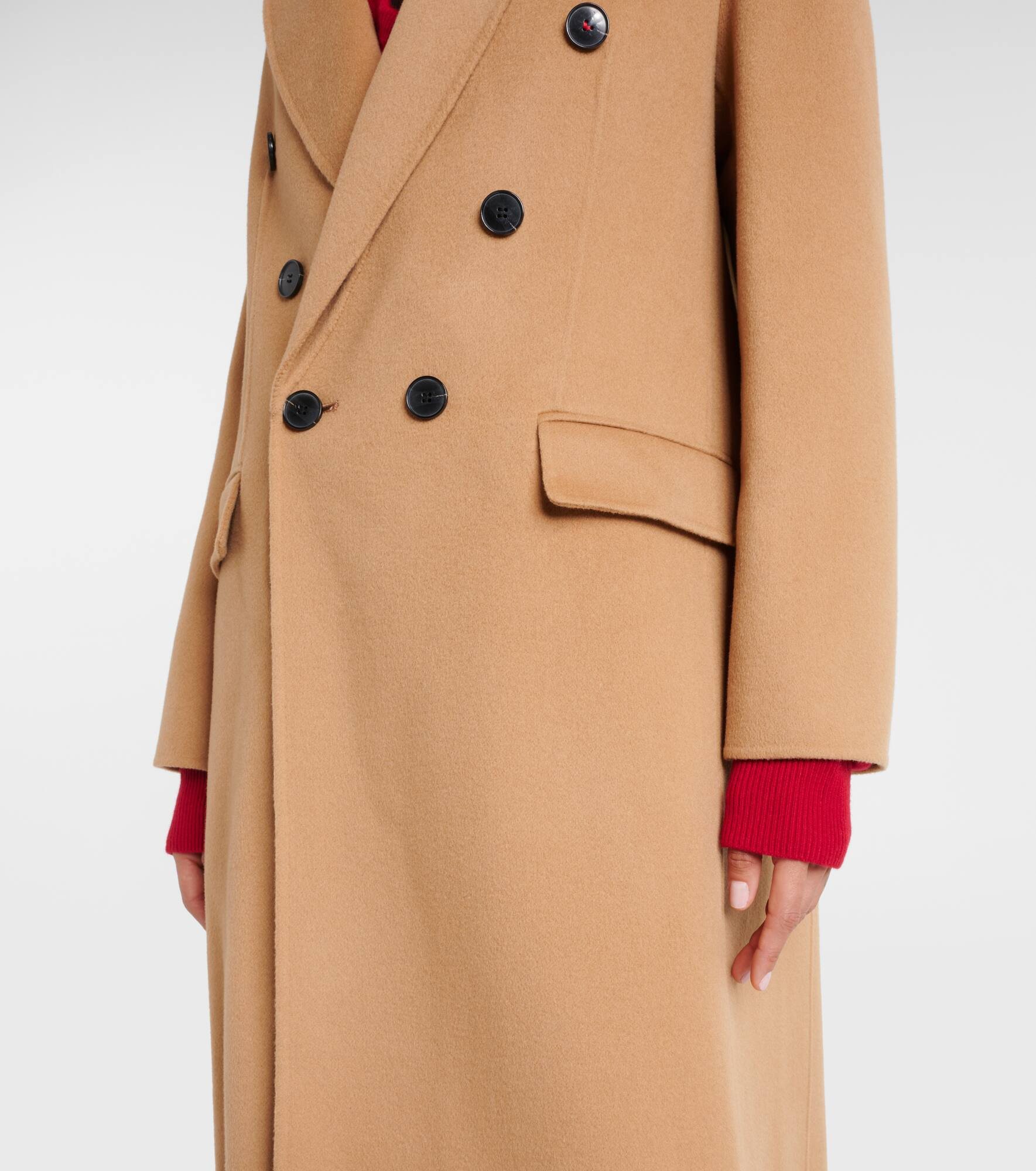 Wool and cashmere coat - 5
