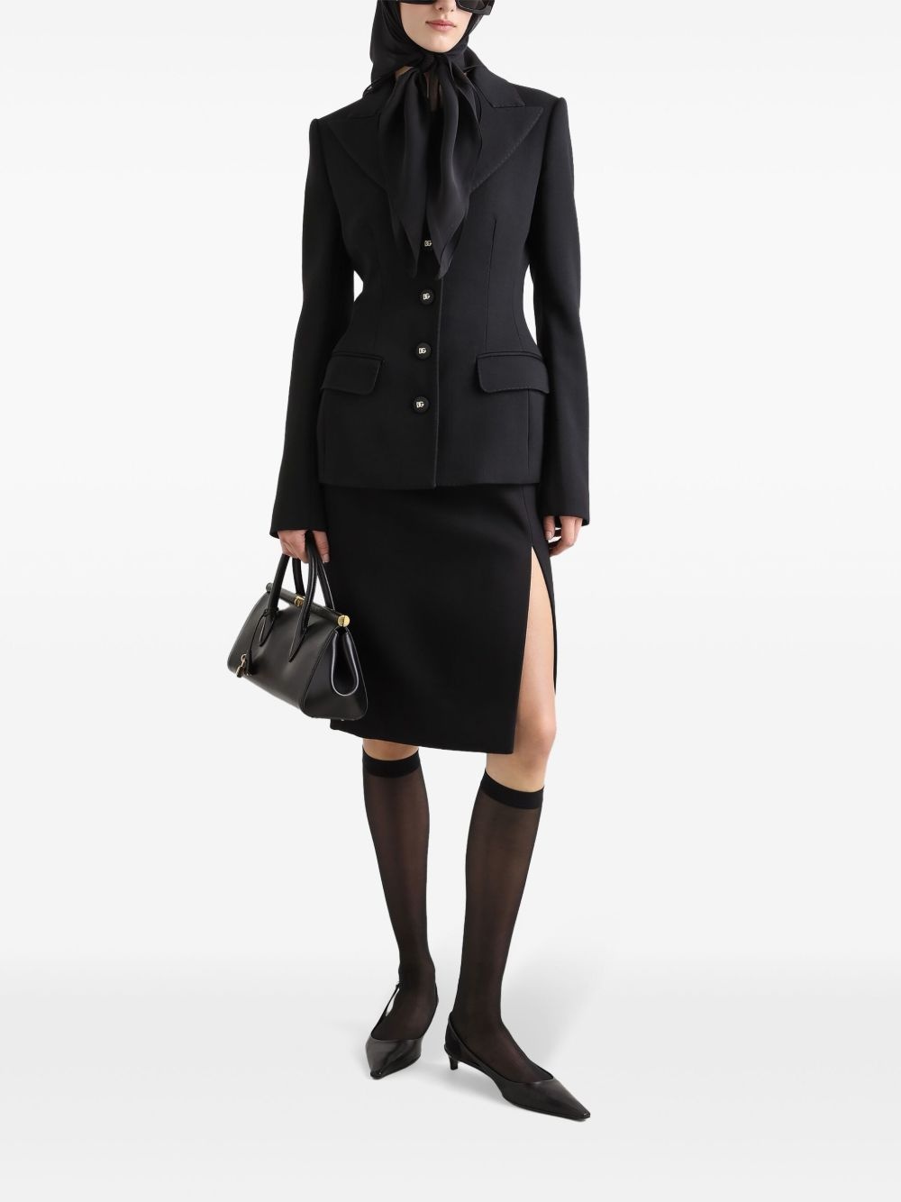 peak-lapels blazer - 2