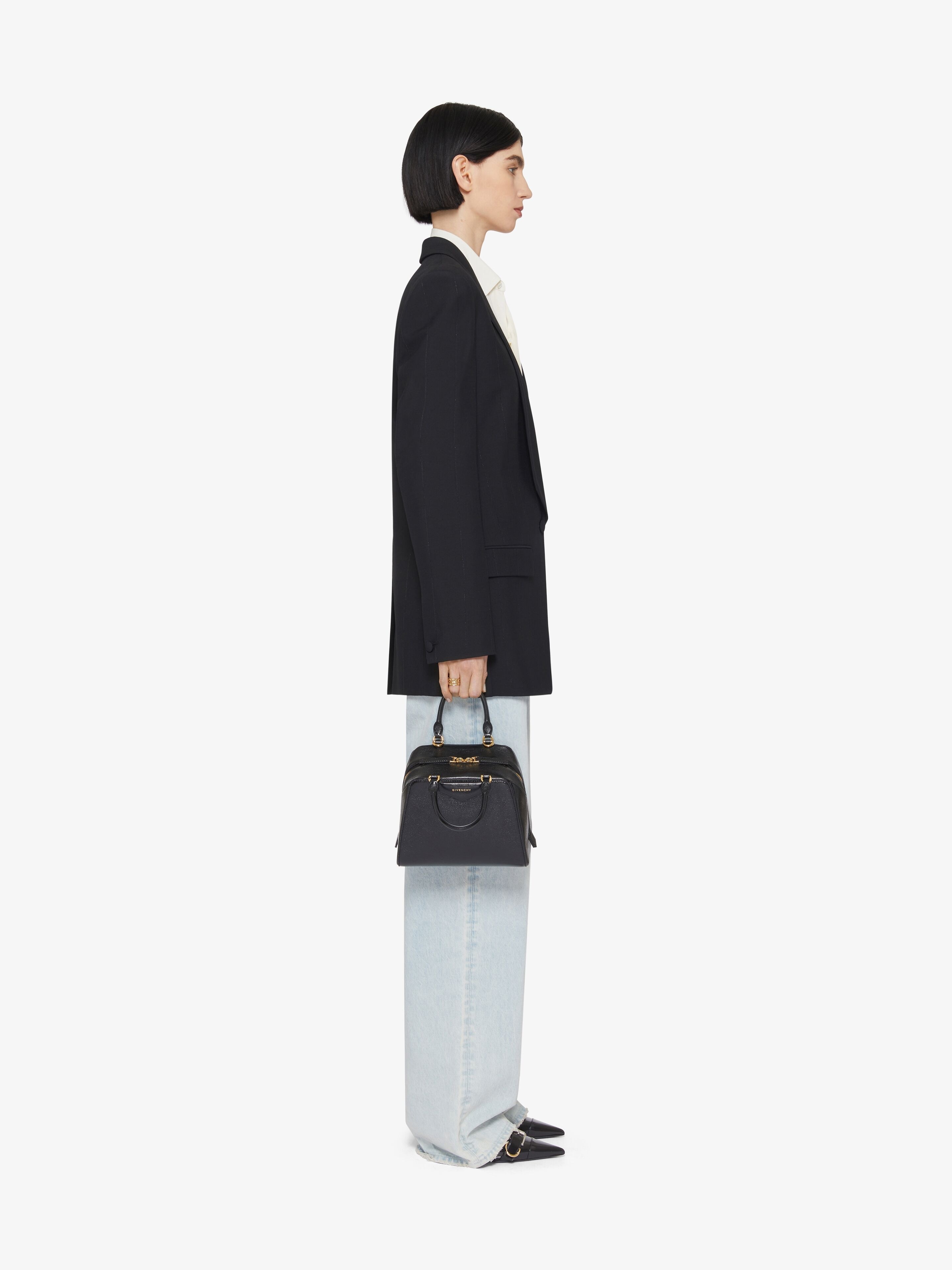 JACKET IN WOOL WITH LUREX STRIPES - 3