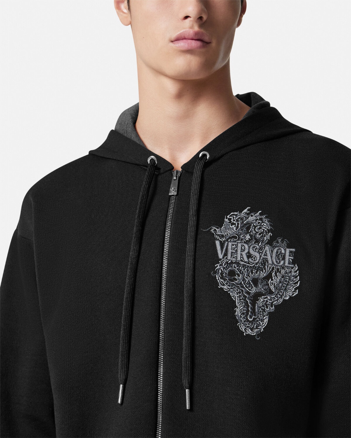 Year of the Dragon Knit Zip Hoodie - 3