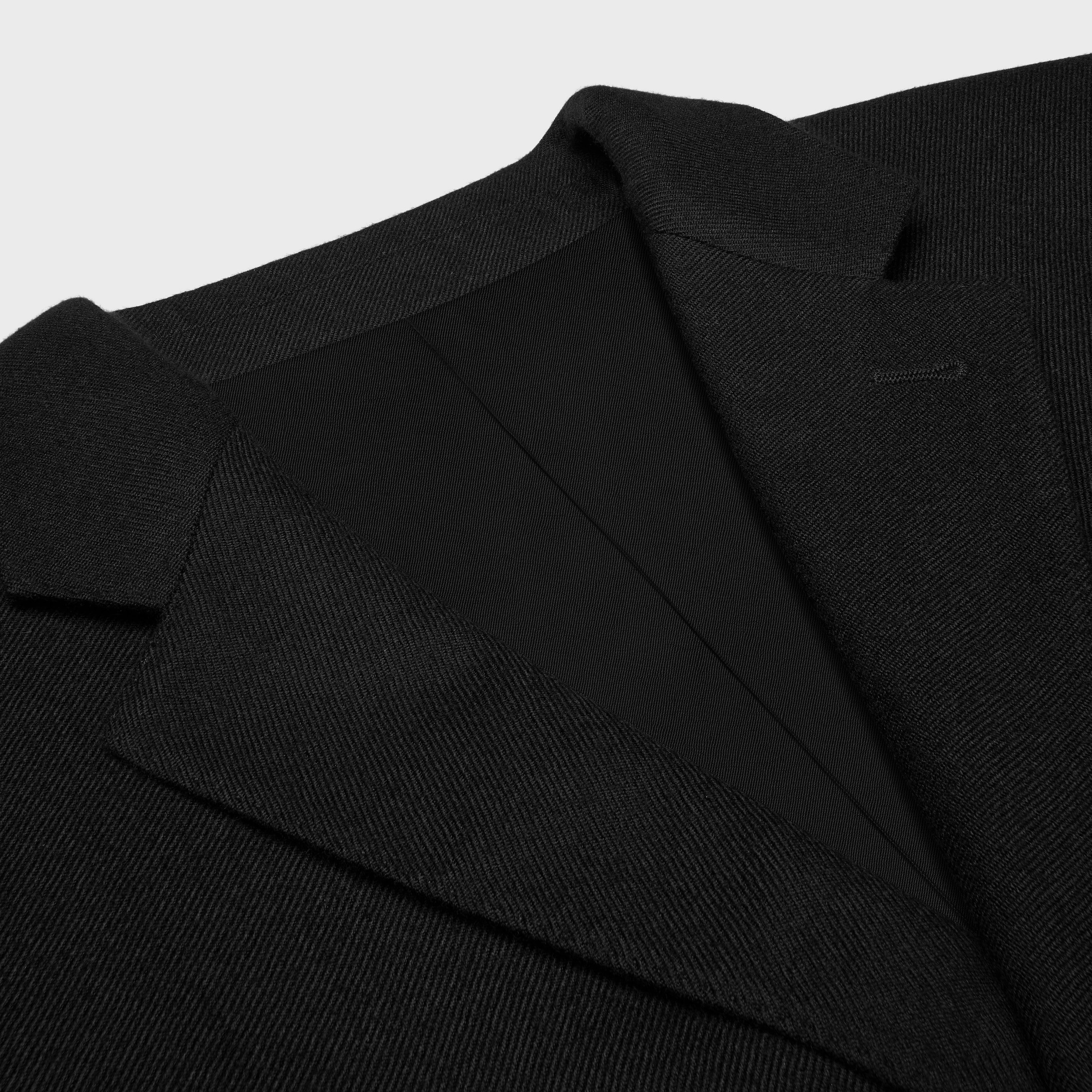 tailored jacket IN CASHMERE TWILL - 3