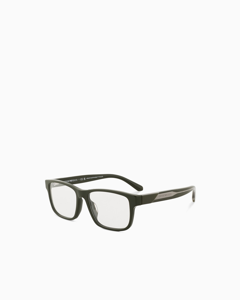 EMPORIO ARMANI MEN’S RECTANGULAR FRAME outlook
