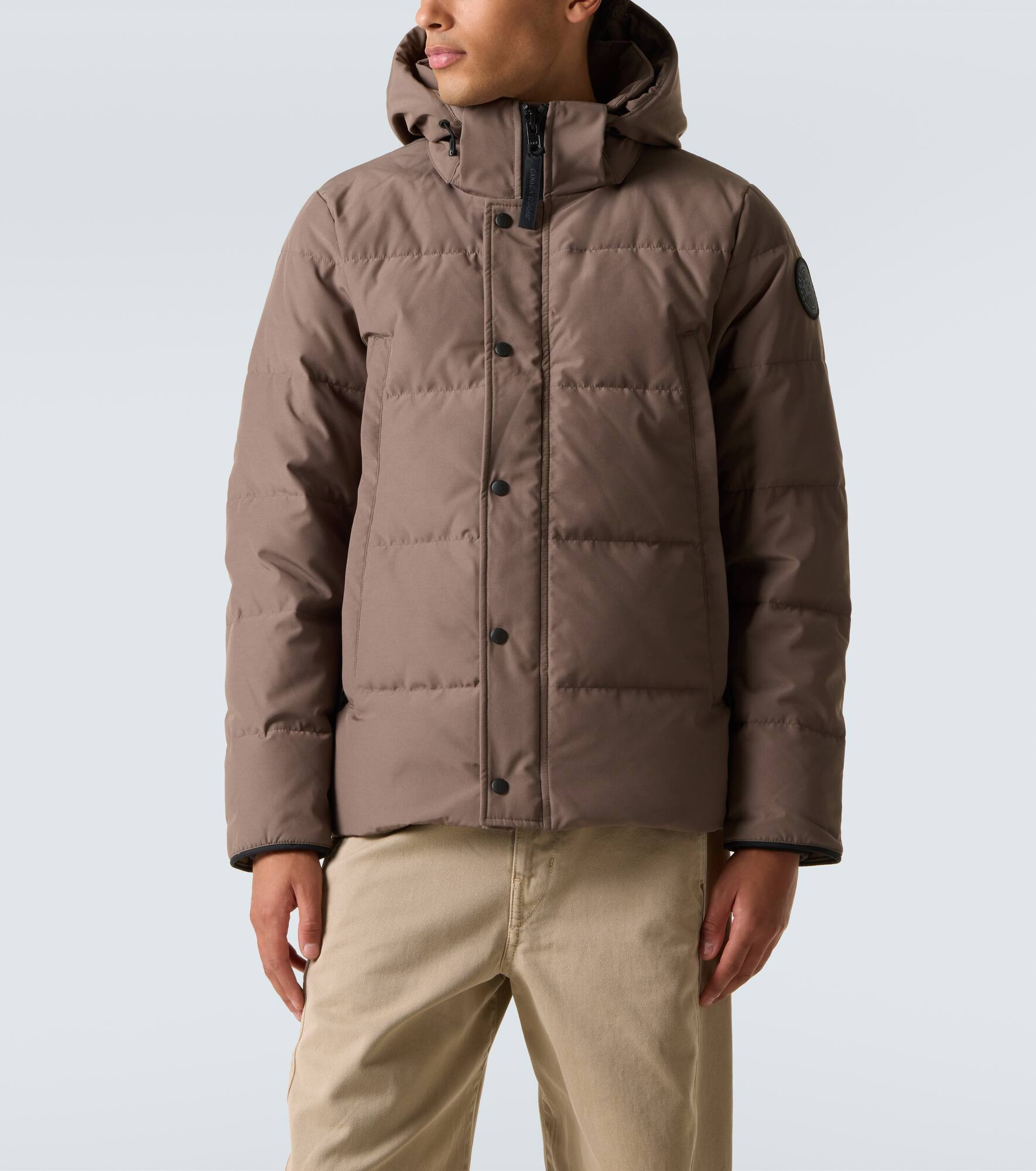 Black Label Wyndham hooded down jacket - 3