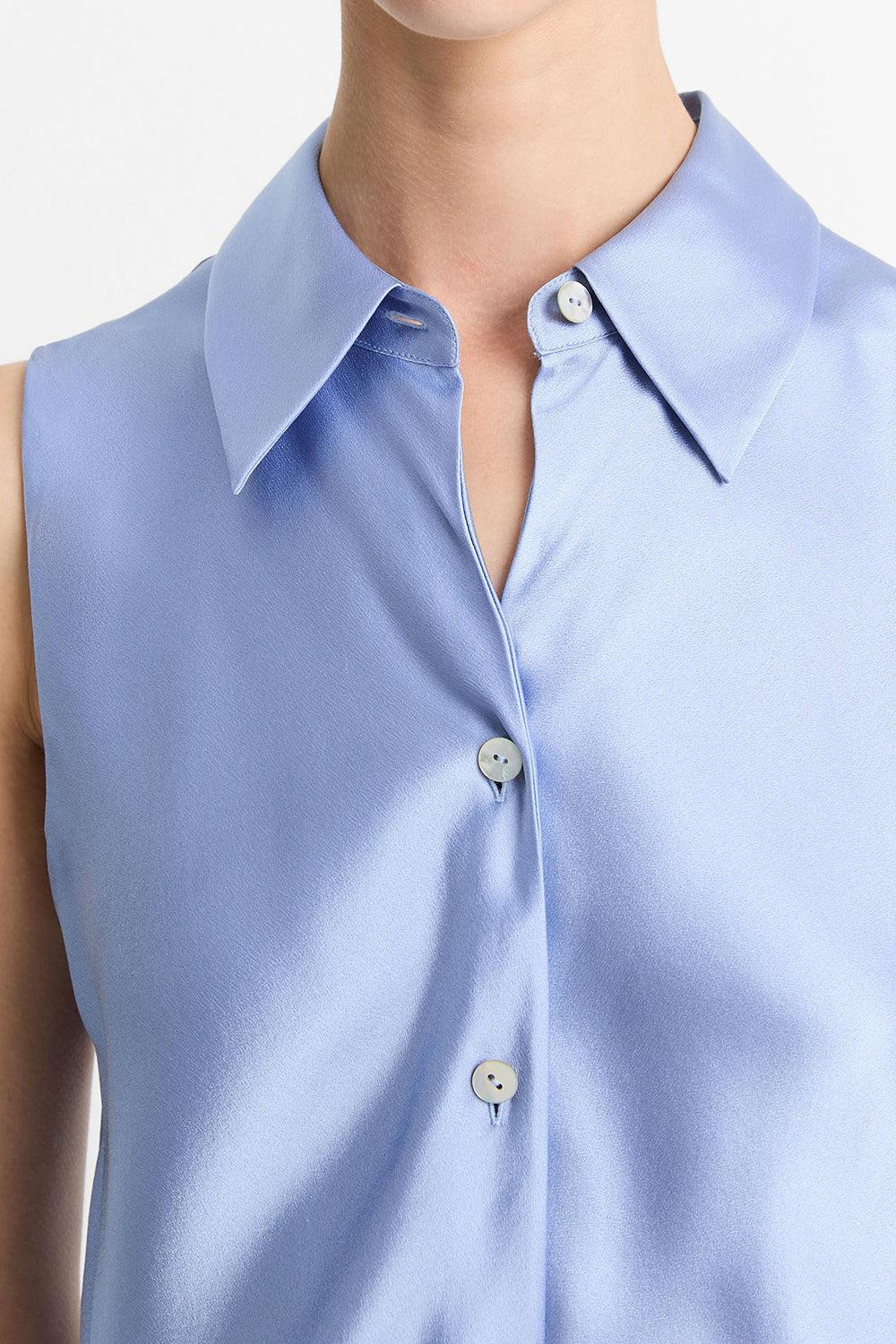 SLEEVELESS BIAS SHIRT - 3