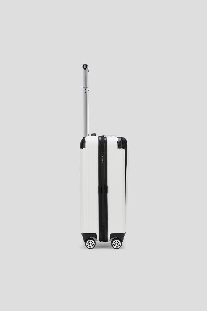 Piz Deluxe Pro small hard shell suitcase in White - 4