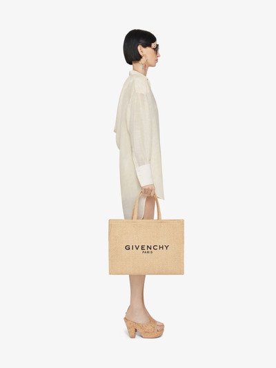 Givenchy MEDIUM G-TOTE BAG IN RAFFIA outlook