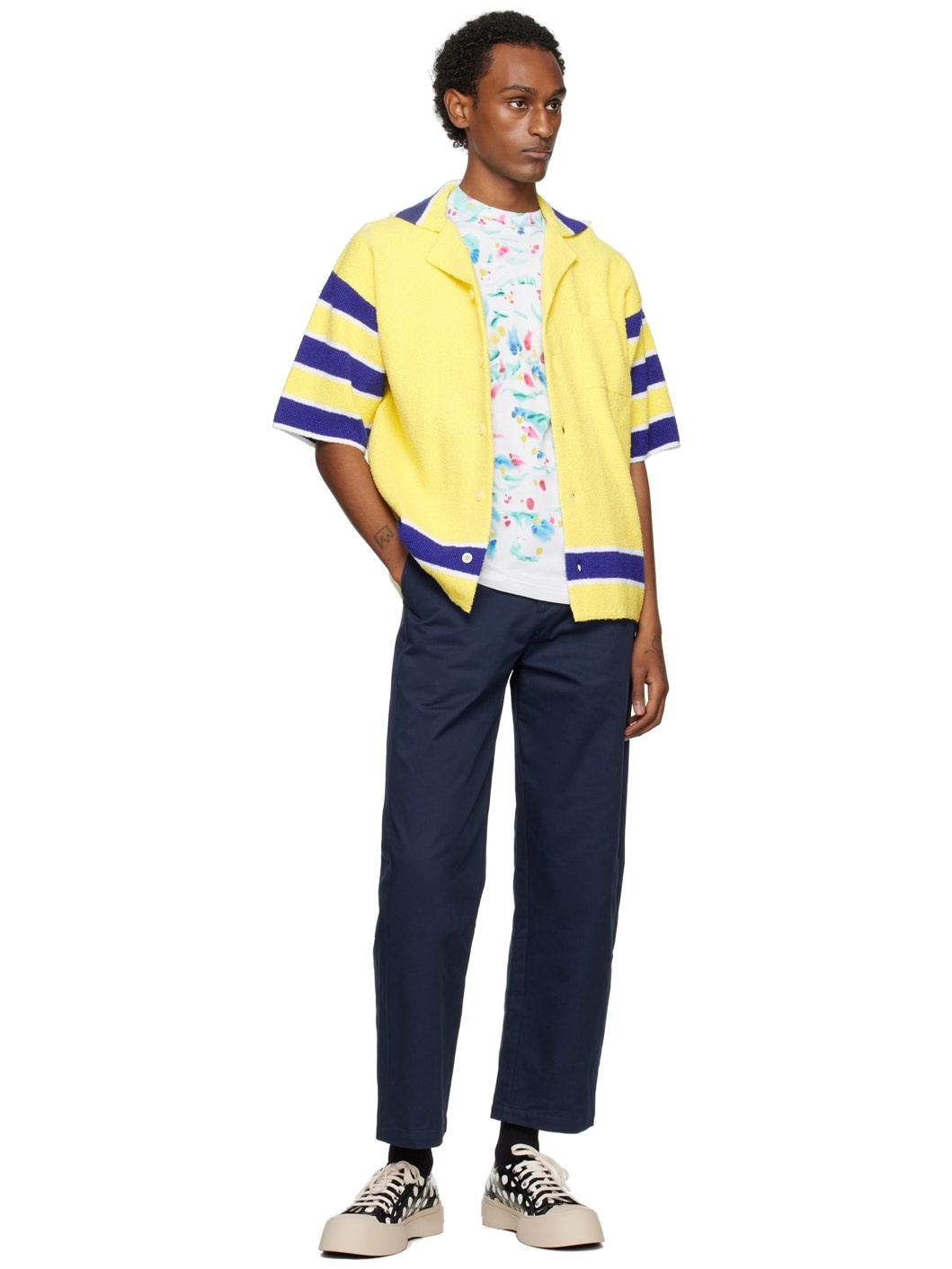Yellow Stripe Shirt - 4