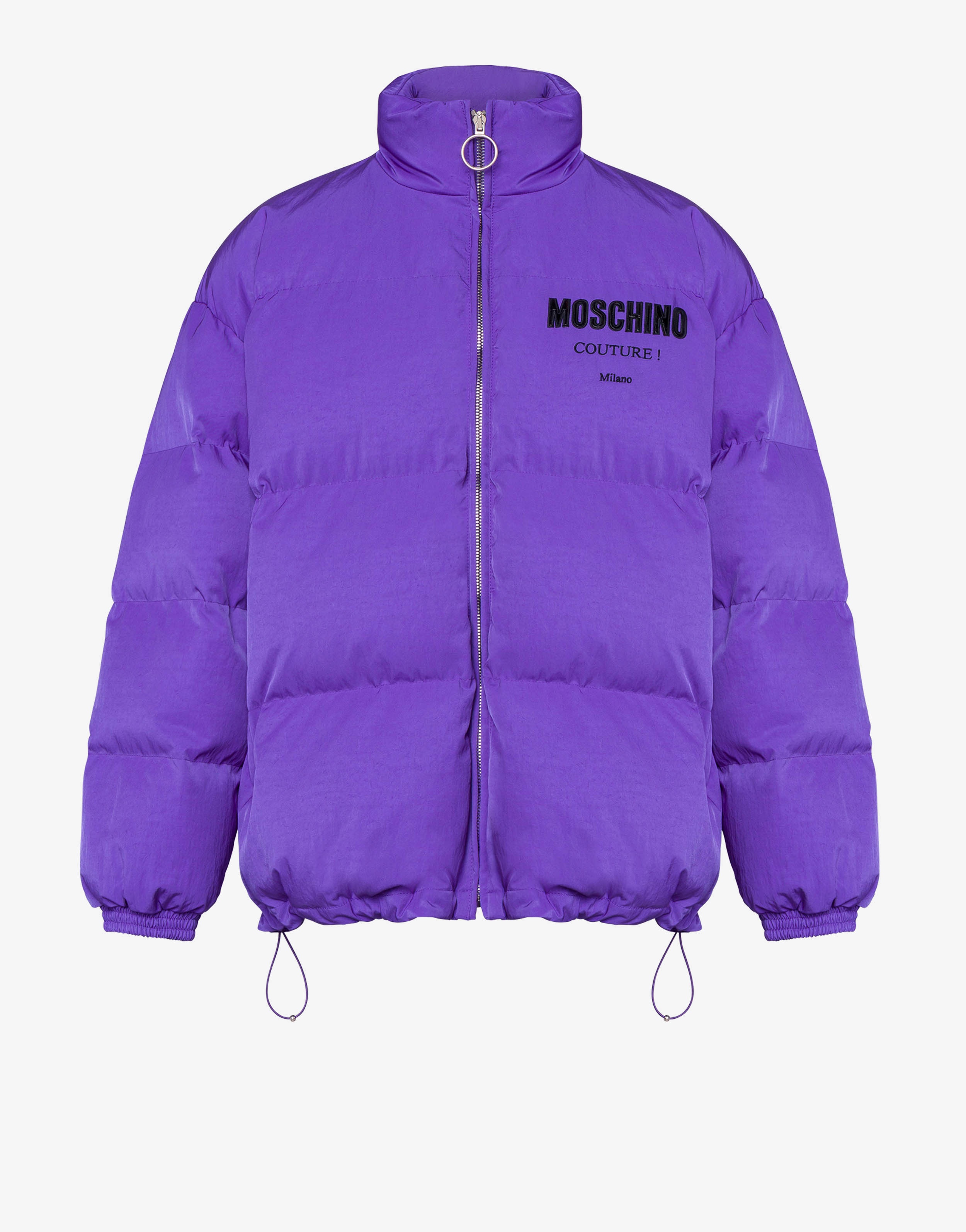 VINYL MOSCHINO COUTURE TECHNICAL NYLON DOWN JACKET - 1