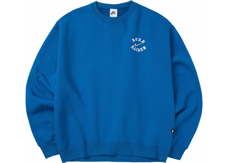 Nike Nike SB Born X Raised Crewneck Sweatshirt Blue outlook