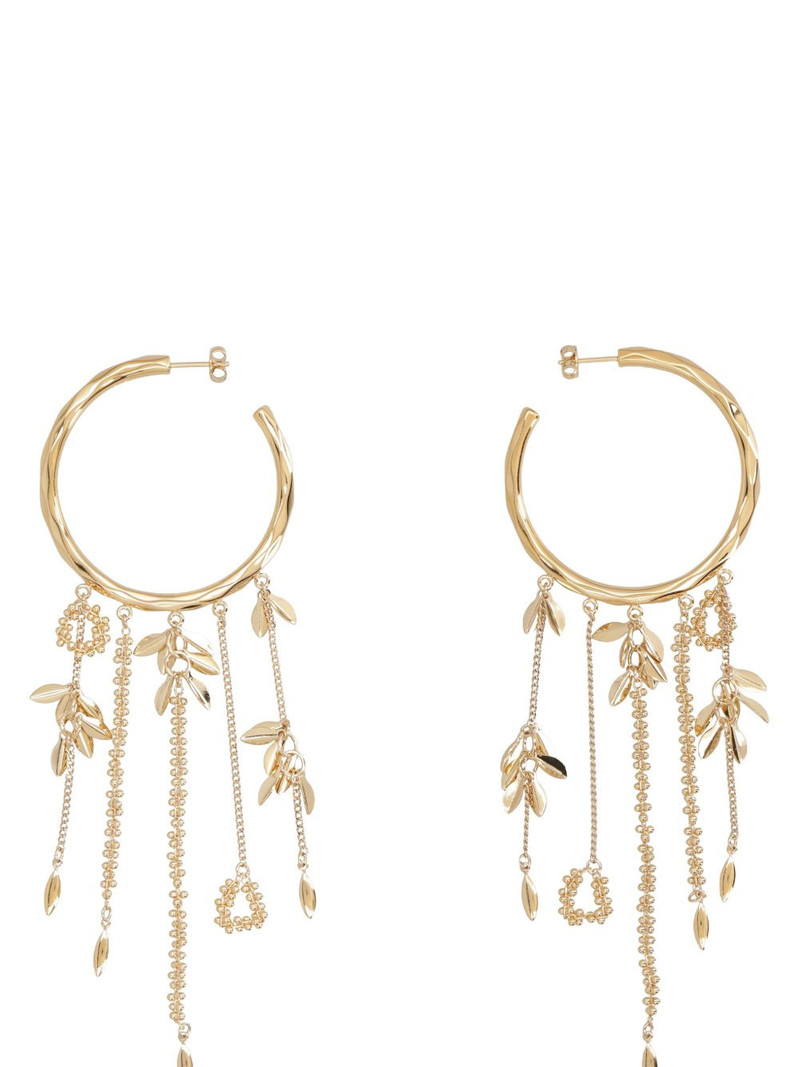 Isabel Marant floral hoop earrings outlook
