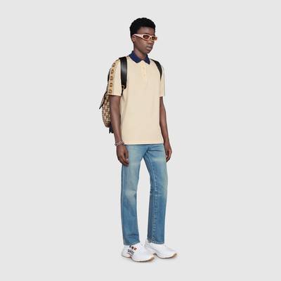 GUCCI Polo with Interlocking G stripe outlook