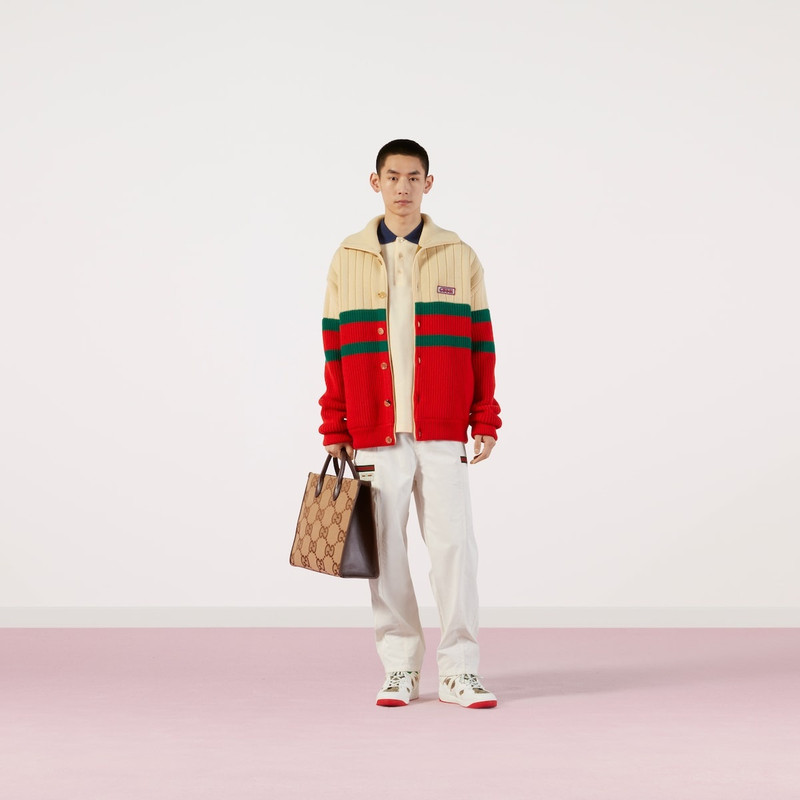 GUCCI Polo with Interlocking G stripe outlook