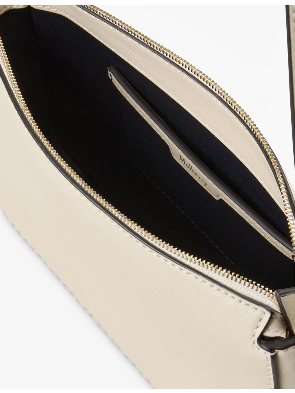 Clovelly Foiled-Logo Grained-Leather Pouch - 5