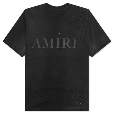 AMIRI CORE LOGO SHOTGUN TEE - FADED BLACK outlook