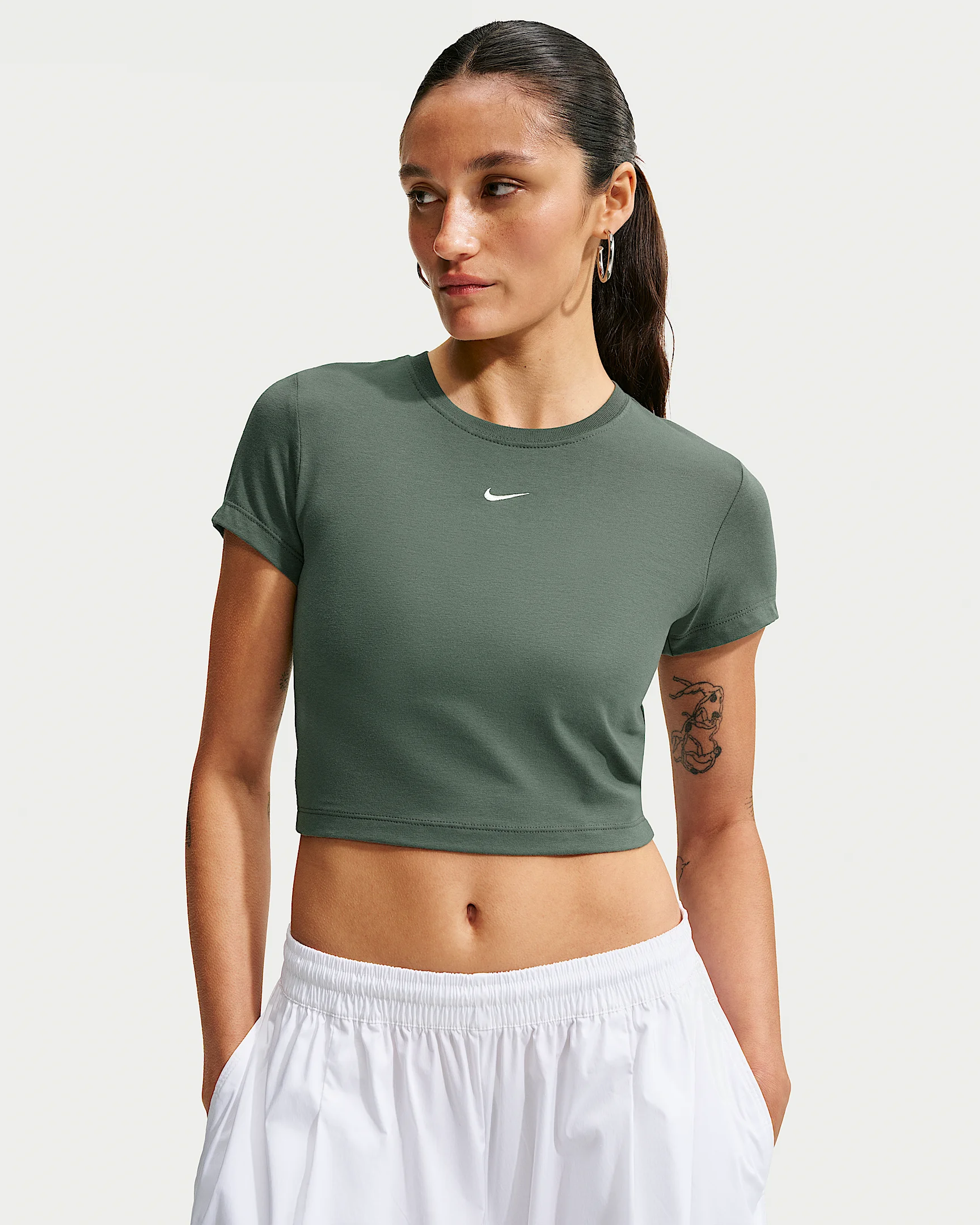Nike Sportswear Chill Knit Women's Cropped T-Shirt - 1