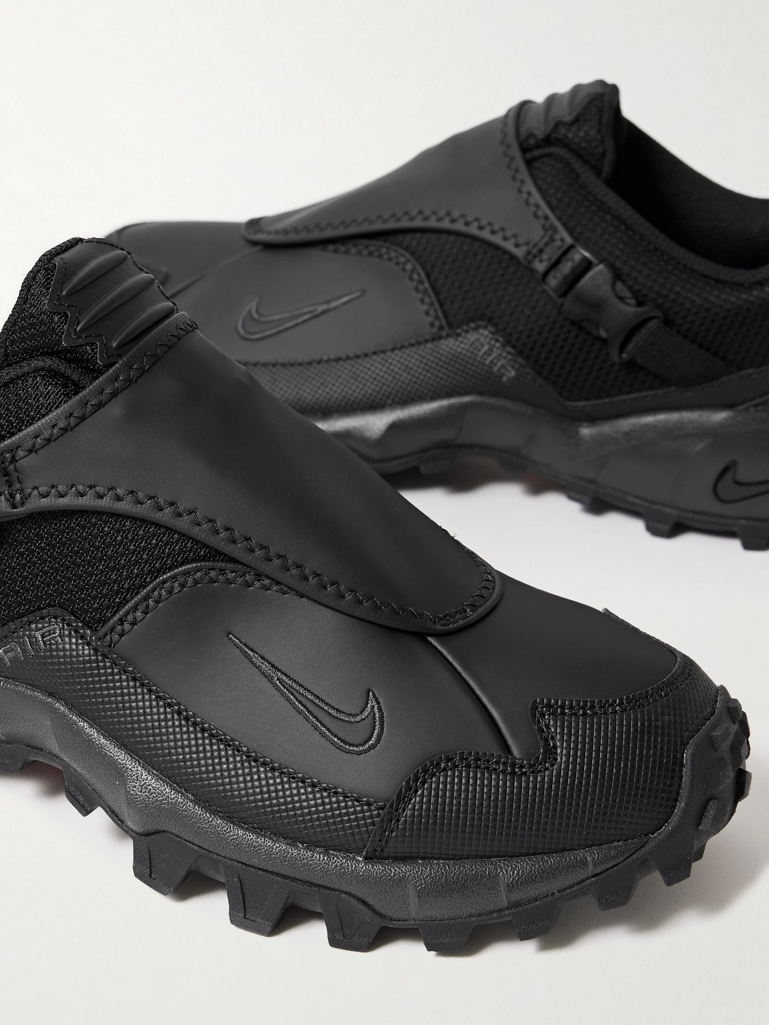 ACG Phassad Mesh and Rubber Sneakers Black - 5