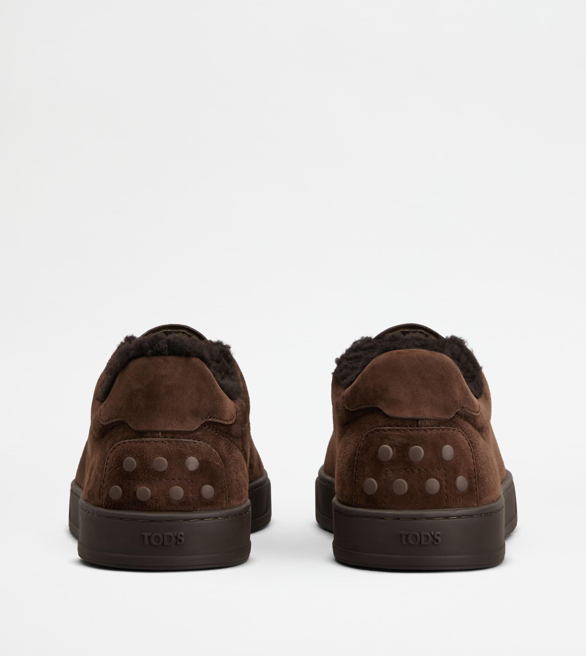 SNEAKERS IN PASHMY SUEDE - BROWN - 3