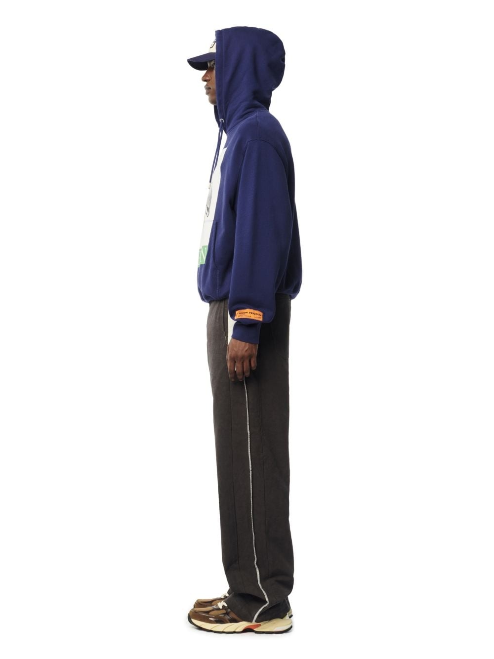 Heron Bird Painted Hoodie - 3