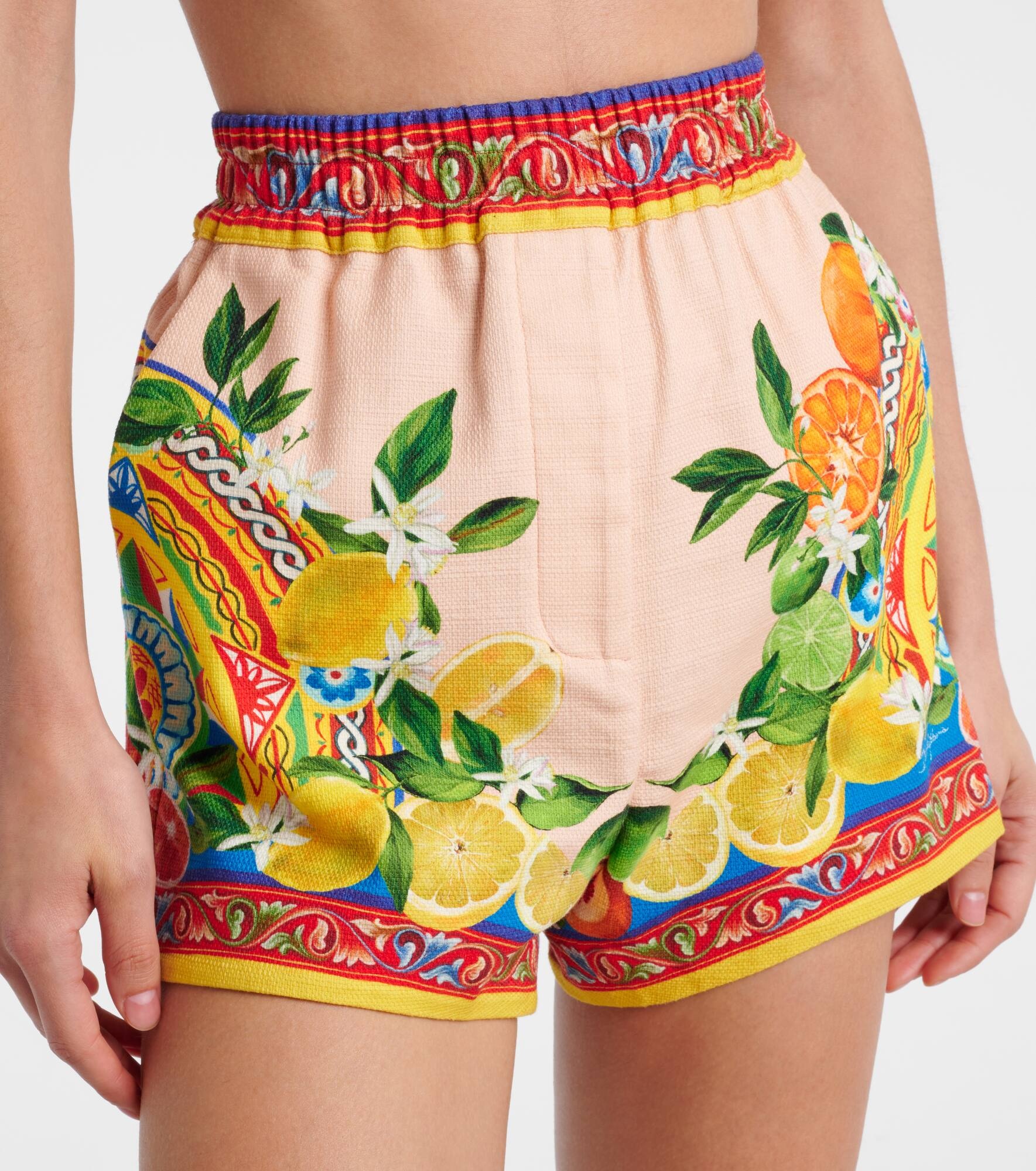 Printed cotton shorts - 4