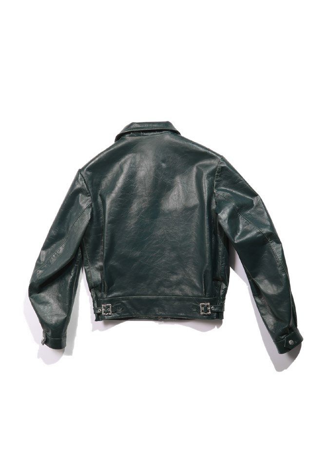 LEATHER JACKET WITH ZIPPER - 2