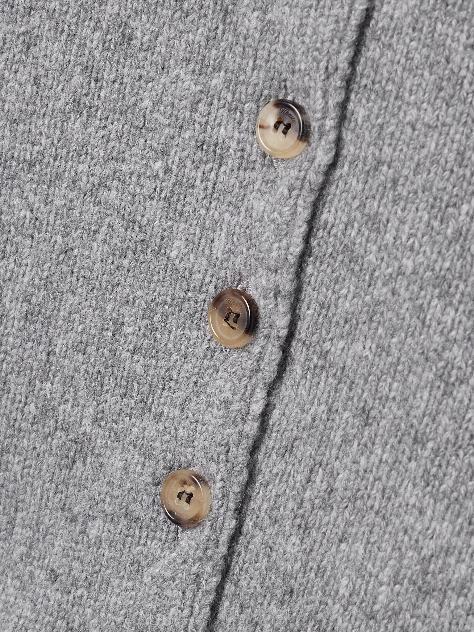 Everheart cashmere cardigan Gray - 4