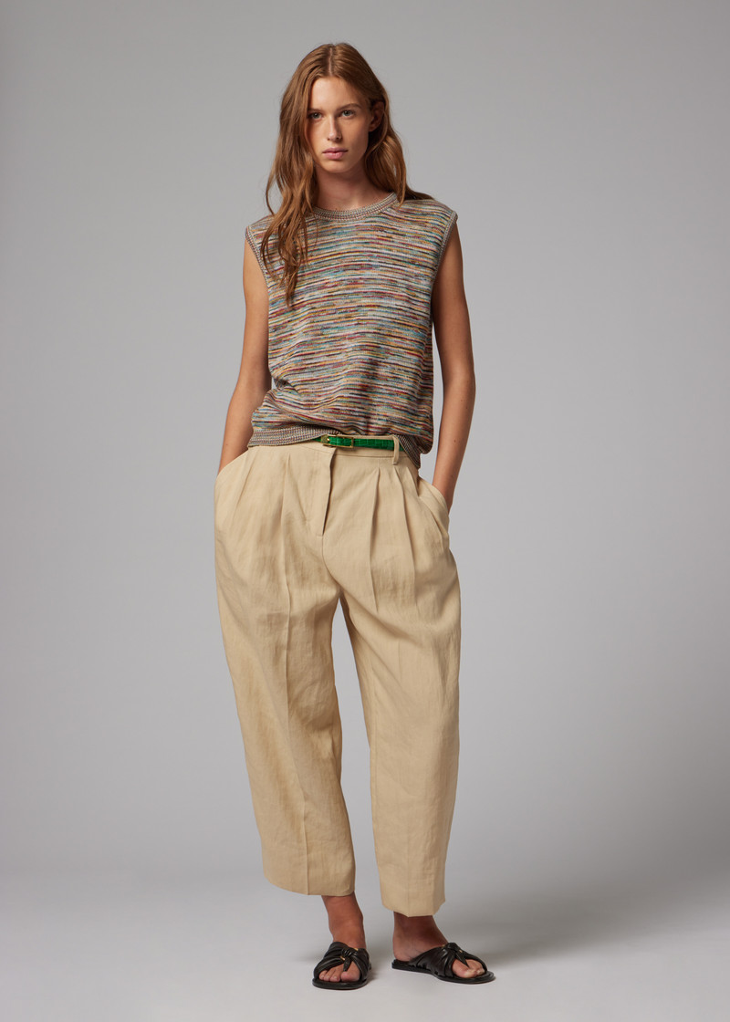Women's Knitted 'Signature Stripe' Tank Top 4