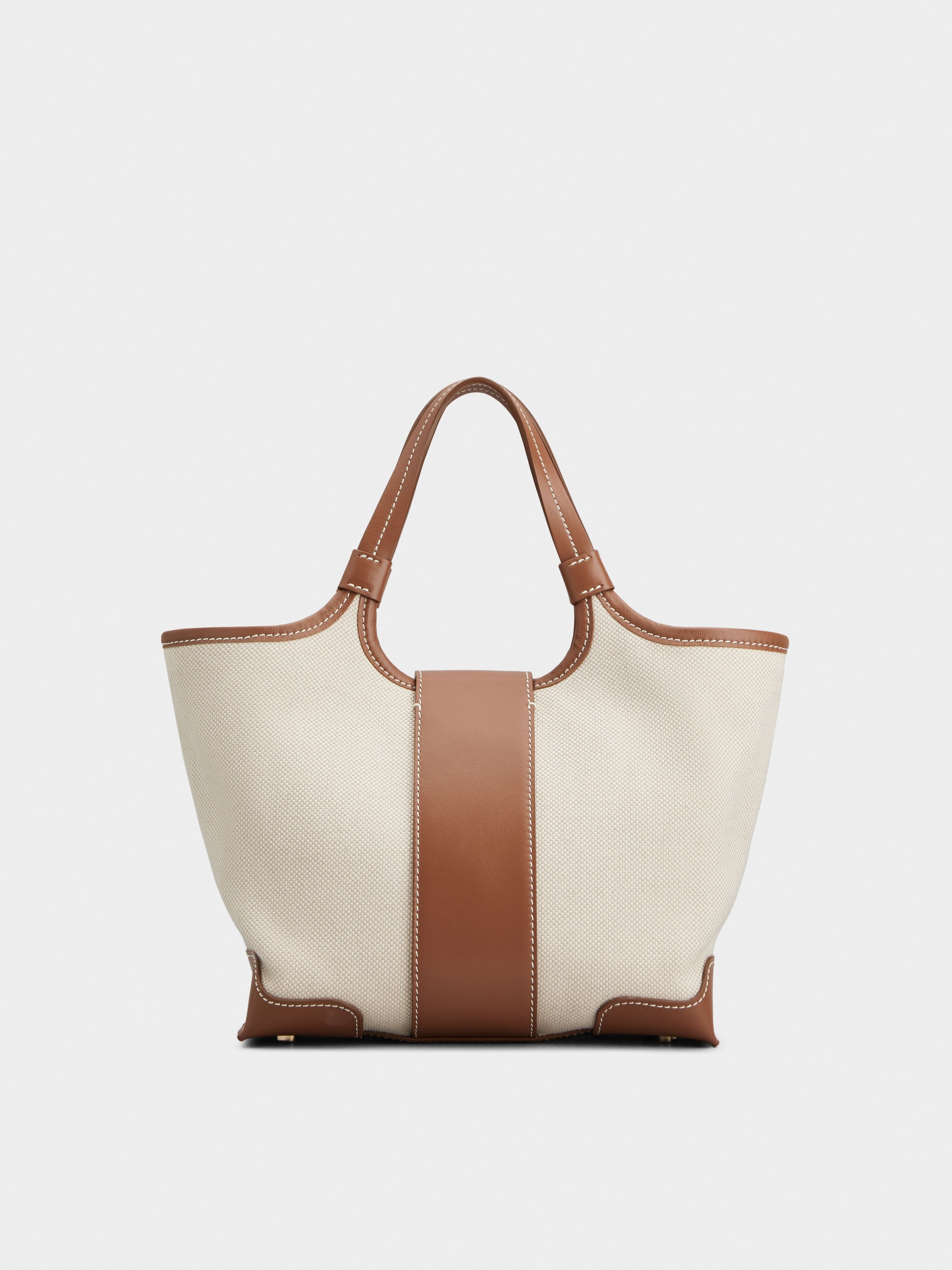 Viv' Choc Mini Shopping Bag in canvas - 4
