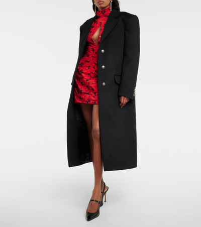 Alessandra Rich Oversized wool coat outlook