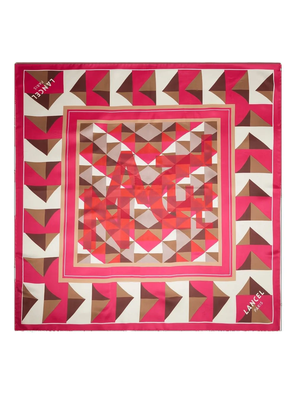 Labyrinth silk scarf - 1