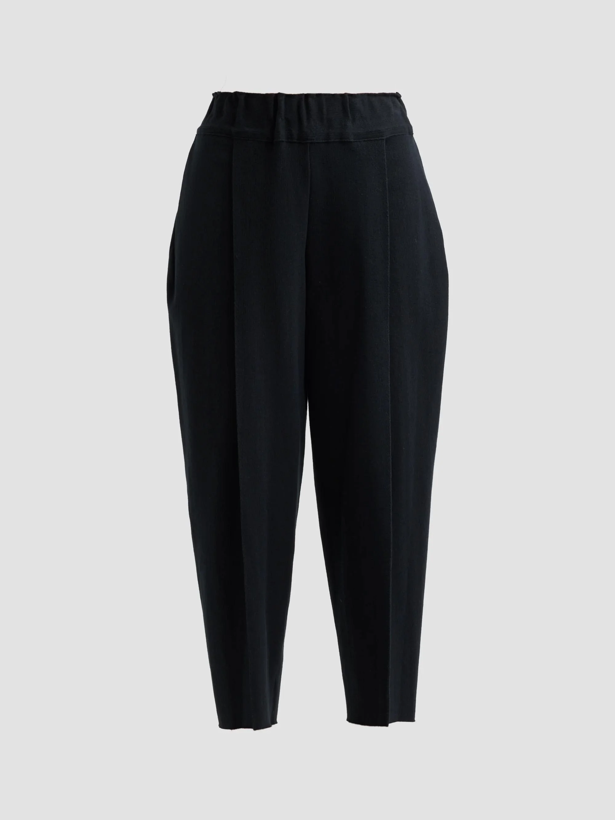 Women's Campagne Cotton-Blend Pants - Black - 1