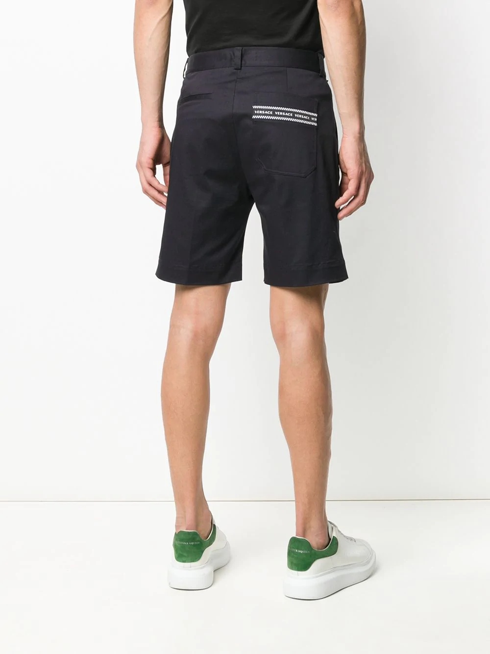 embroidered Signature logo shorts - 4