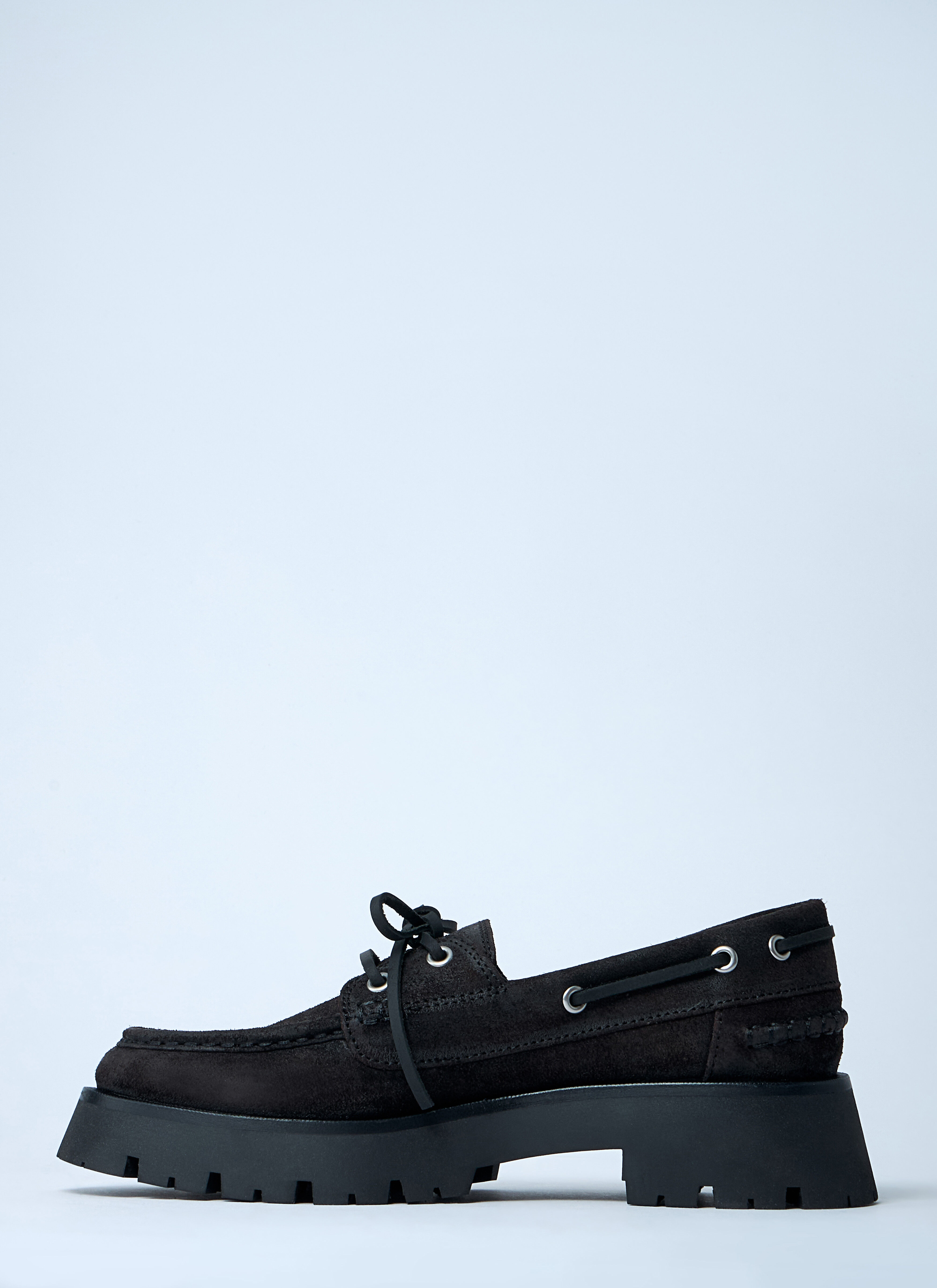Suede Carson Boat Loafers - 4
