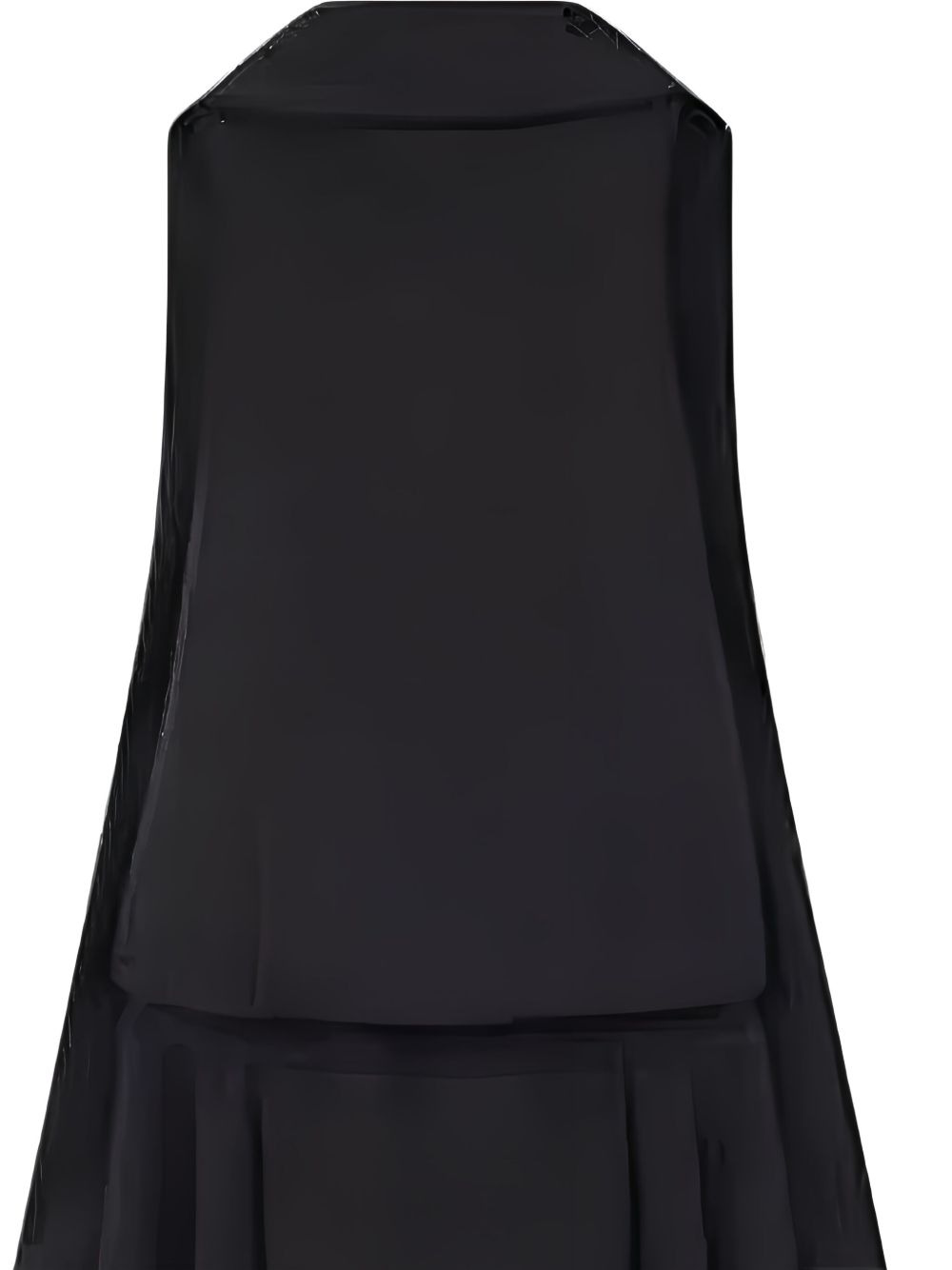 halterneck silk maxi dress - 2