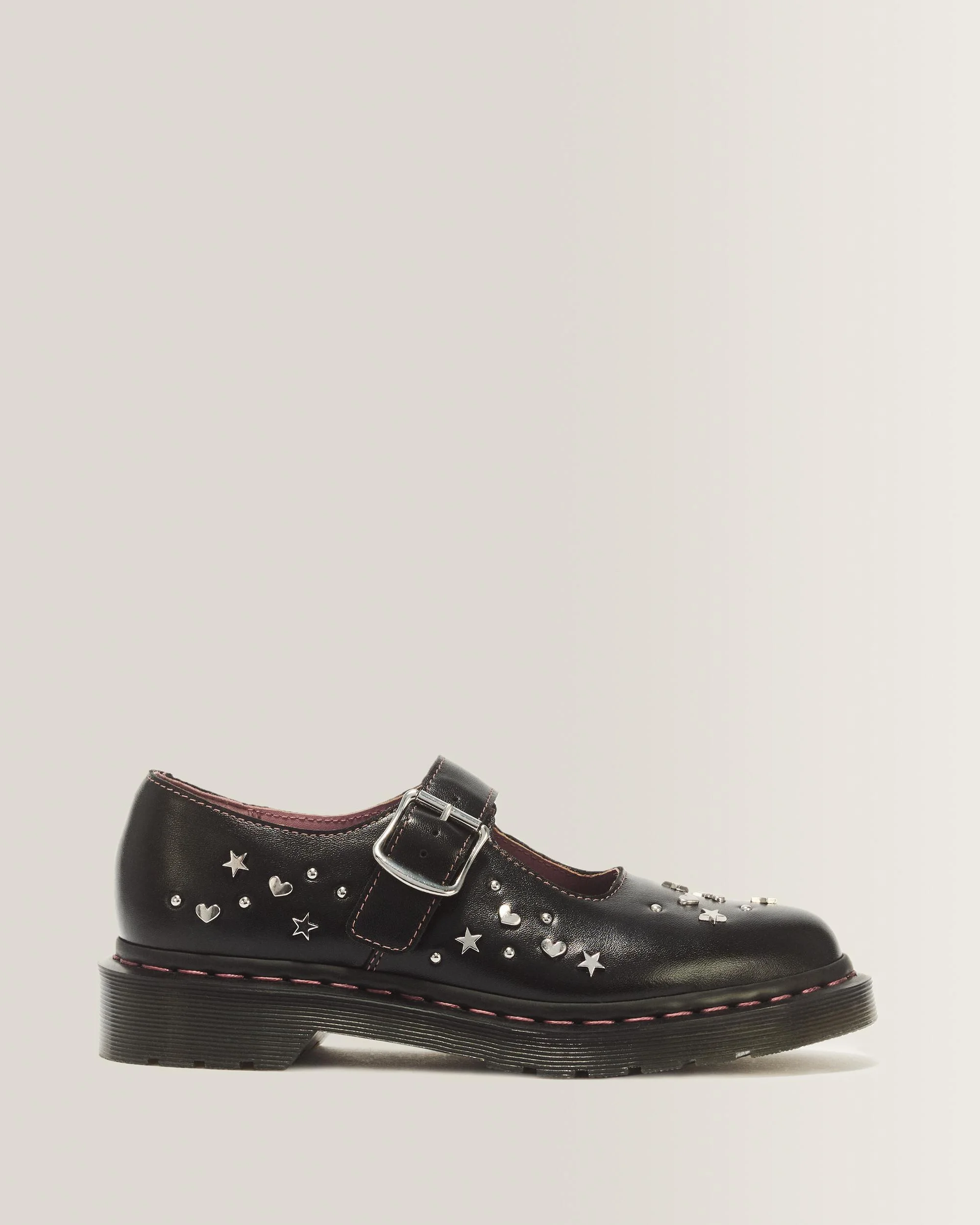 Mariel II Hearts & Stars Milled Gloss Leather Mary Jane Shoes - 1